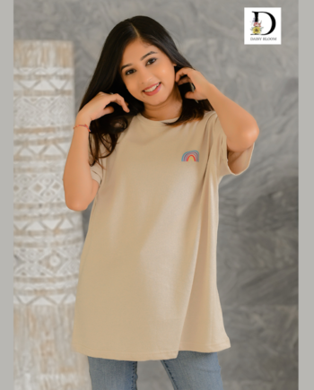 OVER SIZED TSHIRT - BEIGE